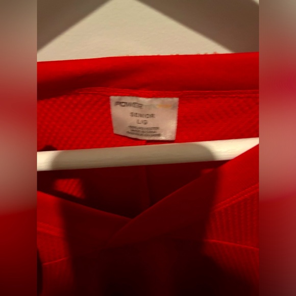 👍👍*VGUC* POWERTEK |L | SENIOR HOCKEY PRACTICE JERSEY in RED 🏒 - Picture 4 of 8
